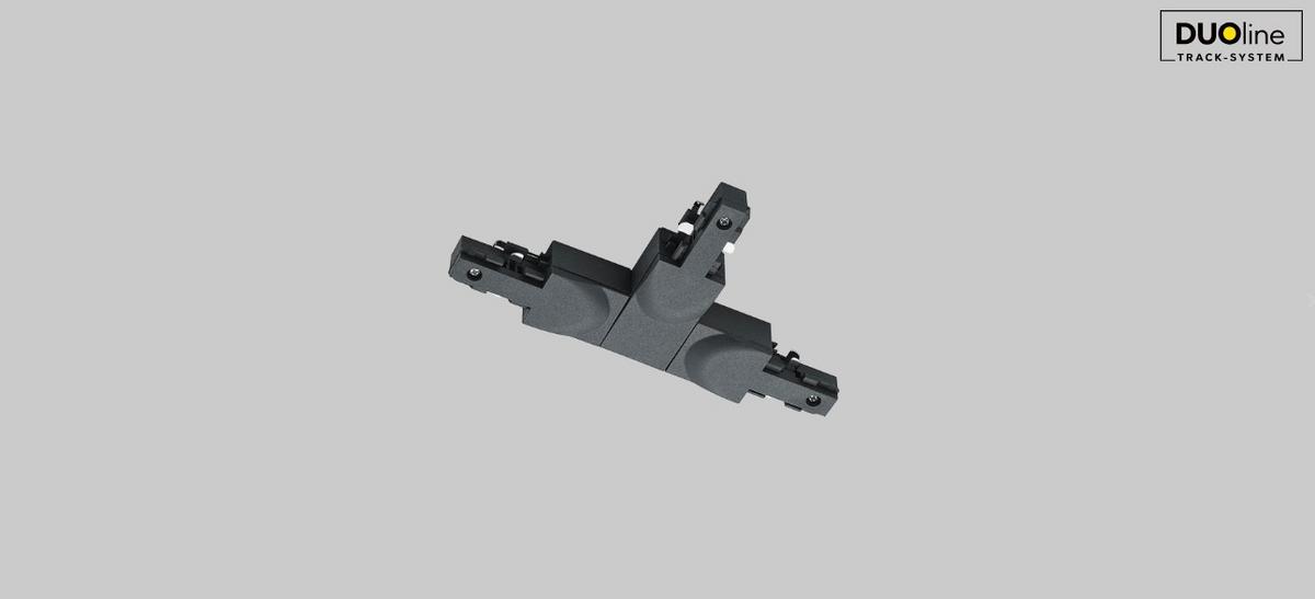 Schienensystem-Verbinder Schwarz - Schwarz, Basics, Kunststoff (16/10/2cm) - Trio Leuchten