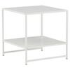 BEISTELLTISCH STAAL - Weiß, Design, Metall (50/50/50cm) - Livetastic