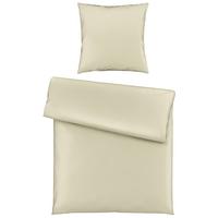 Bettwäsche Bio-Eva in Olivgrün ca. 135x200cm - Olivgrün, MODERN, Textil (135/200cm) - ecoTree