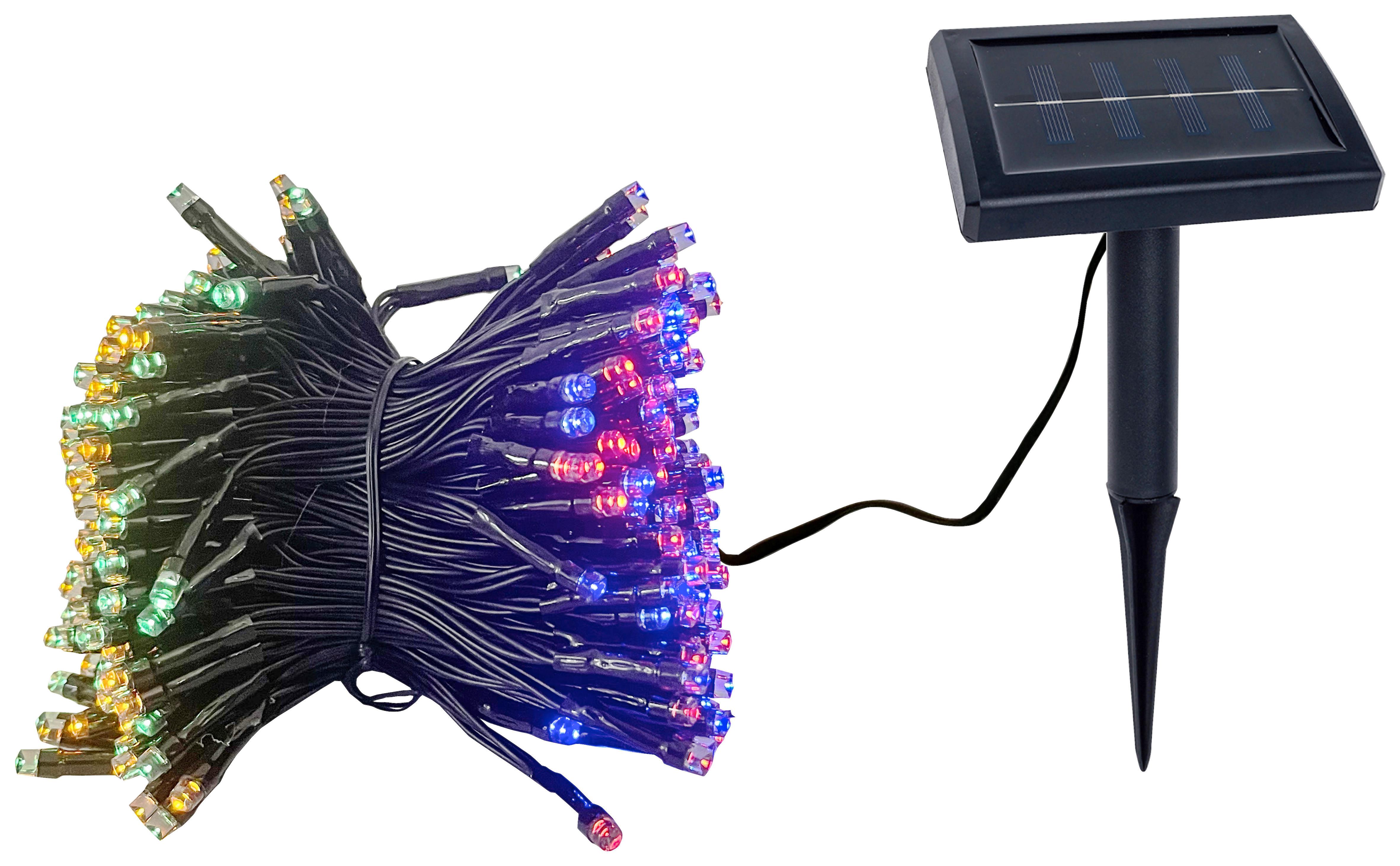 Solarleuchte Ketti1 Schwarz max. 0,06 Watt - Schwarz, KONVENTIONELL, Kunststoff (390cm) - Modern Living
