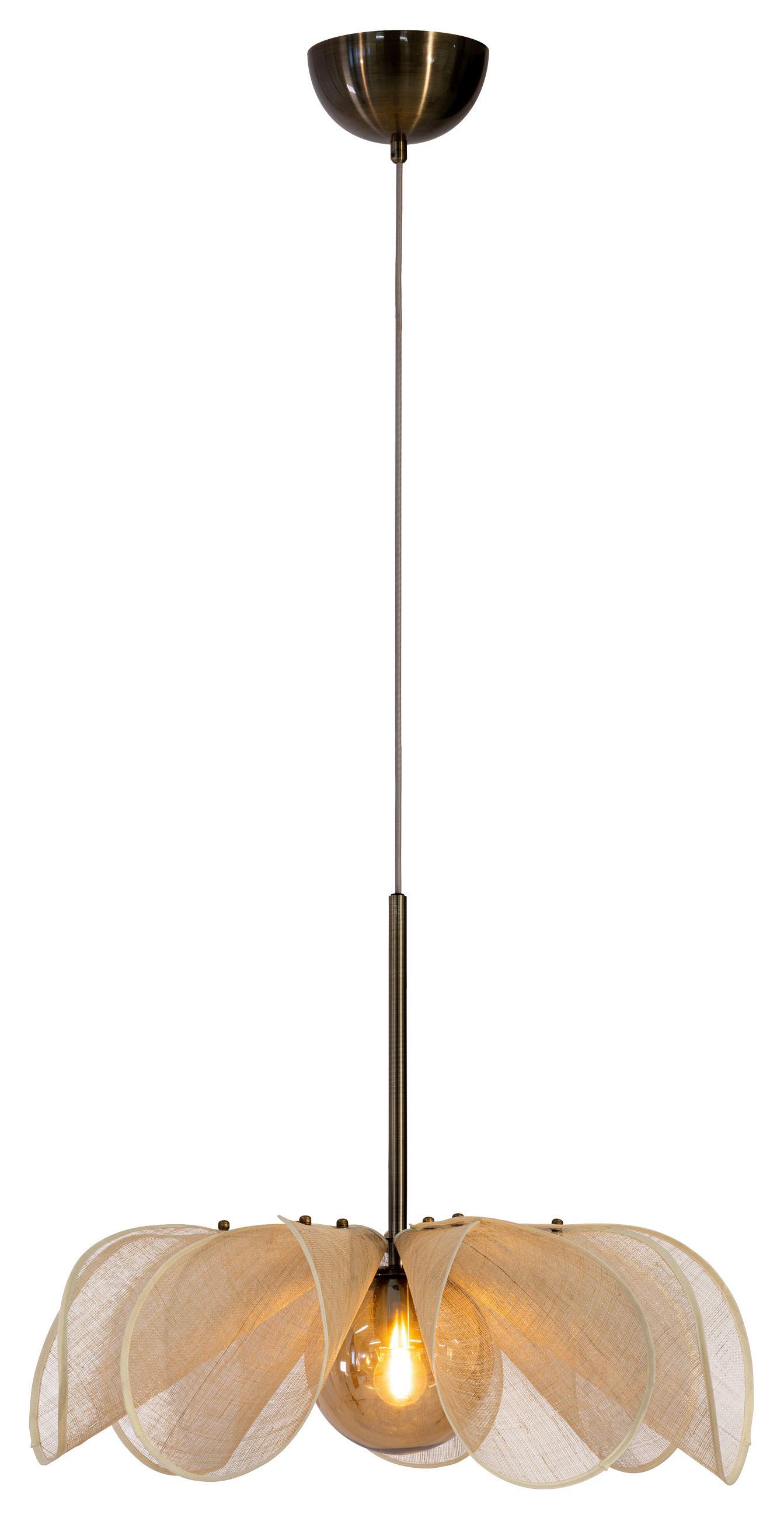 Pendelleuchte Styrka max. 40 Watt - Beige/Messingfarben, Basics (63/63/50cm) - Markslöjd