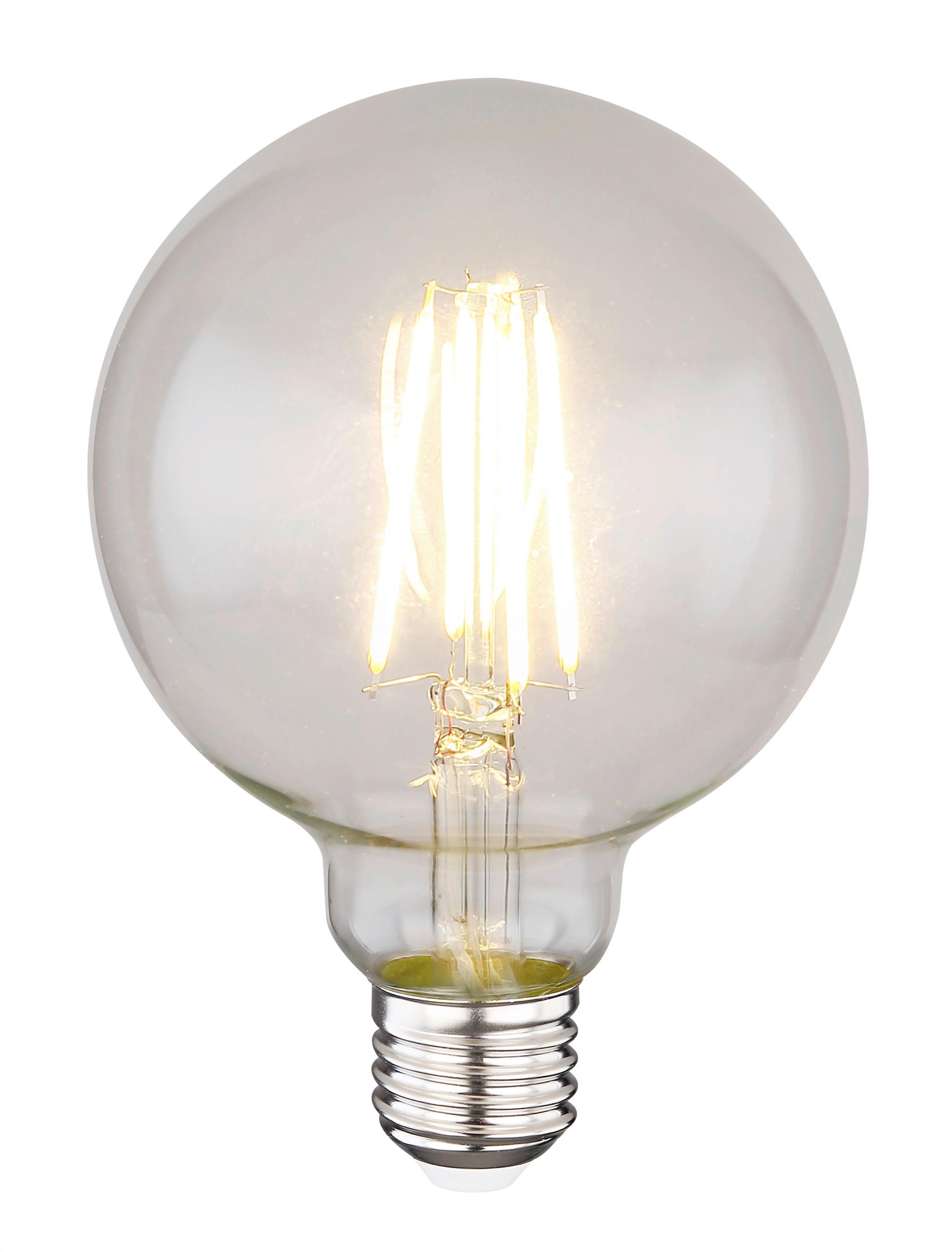 LED-Leuchtmittel 11526D max. 7 Watt - Glas/Metall (9,5/14cm) - Modern Living