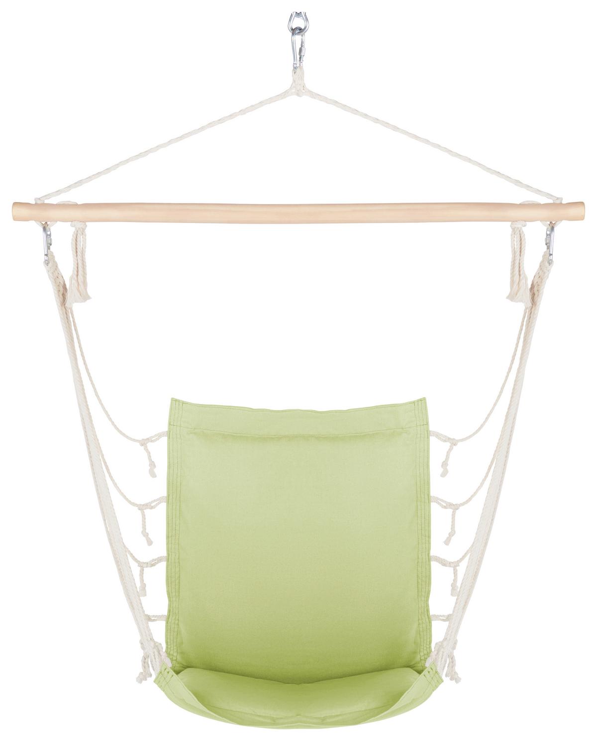 Függőfotel Relax - bézs/natúr színű, textil/fa (100/47cm) - Modern Living
