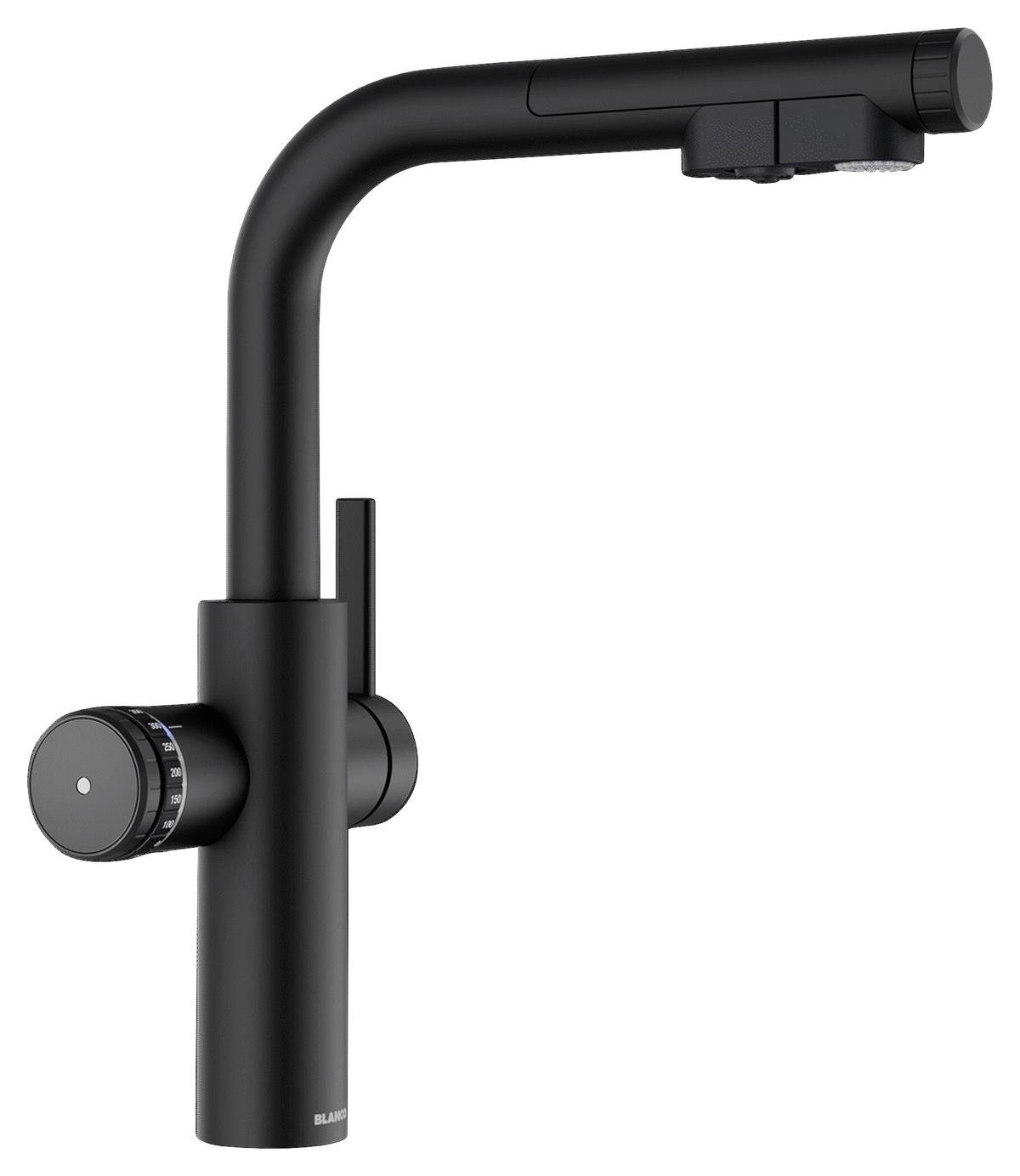 Küchenarmatur 527924 Schwarz - Schwarz, MODERN, Metall (33,8cm) - Blanco