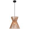 HÄNGLAMPA NATURM - svart/naturfärgad, Klassisk, metall/papper (30/120cm) - Mömax
