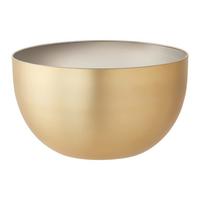 MISKA GOLDEN AUTUMN - OK. 4,9 L - kolor złoty, Romantik / Landhaus, metal (24,3/13cm) - Mömax