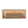 TV-BÄNK GOAL 2.0 -TOP- -BASED- - svart/ek Artisan, Modern, trämaterial/glas (180/67/44cm) - Based
