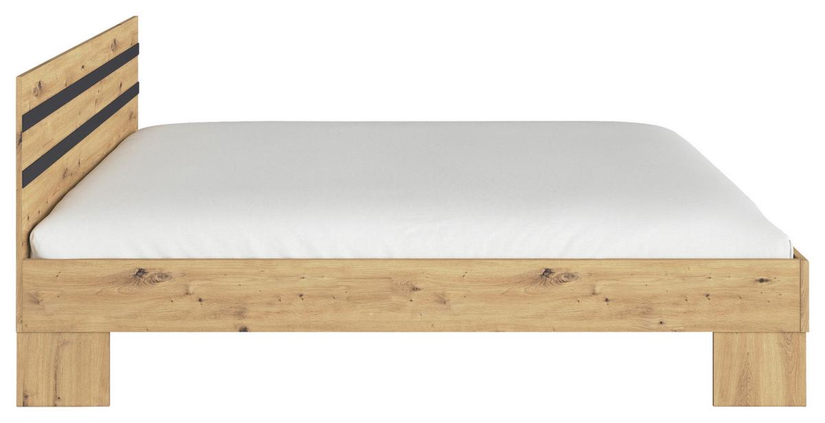 PAT FOSTER - stejar Artisan/gri, Konventionell, material pe bază de lemn (180/200cm)
