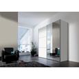 Schwebetürenschrank Weiß/Spiegel - Alufarben/Weiß, KONVENTIONELL, Glas/Holzwerkstoff (250/216/68cm) - PREMIUM LIVING