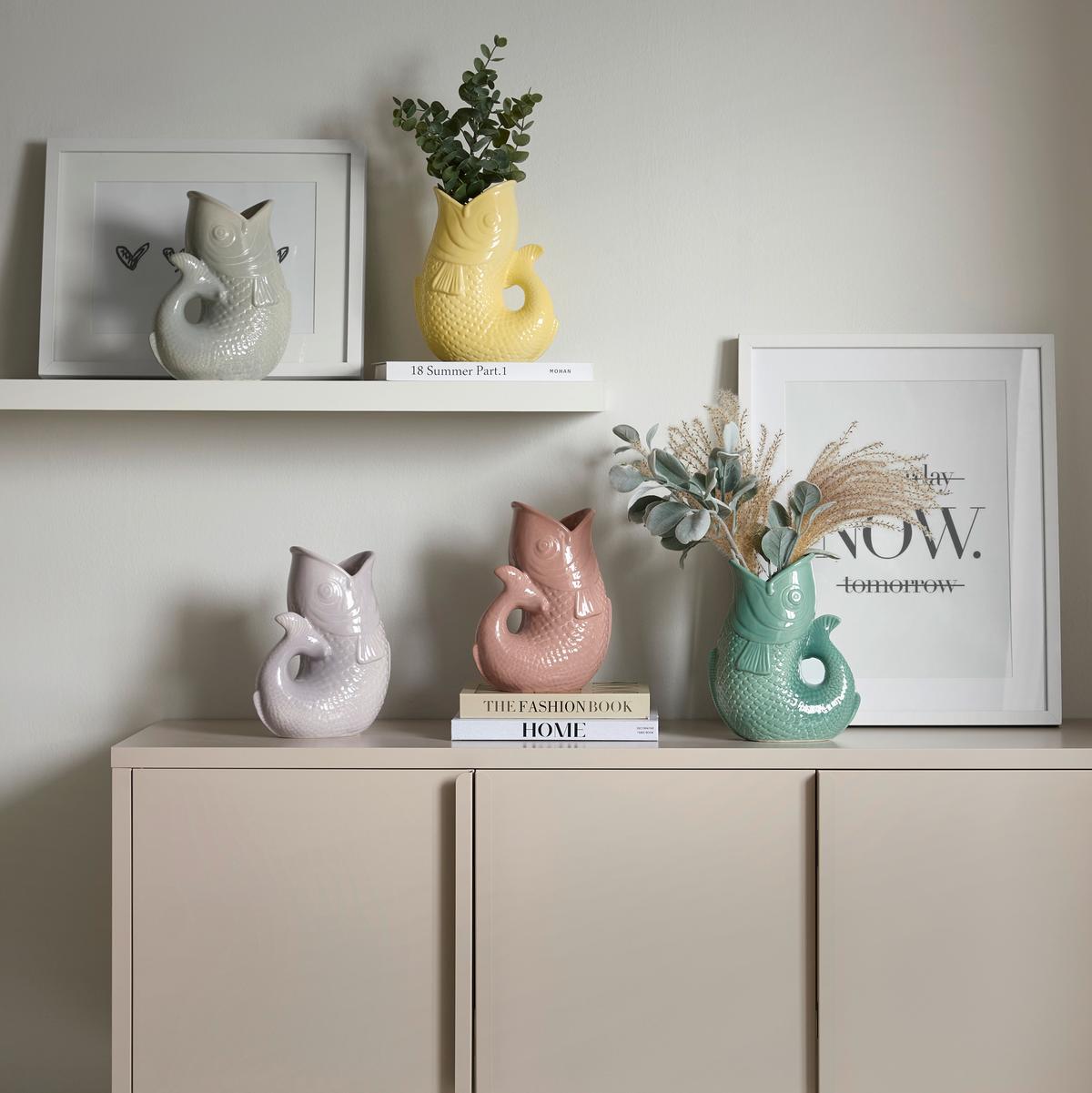 Vase Mikee Grün - Grün, Keramik (19,5/23,5/10,5cm) - Mömax