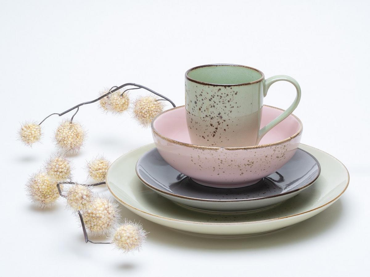 Set Skodelic Za Omake Rose, 6-Delni - svetlo roza, Trend, keramika (11,5cm) - Creatable