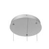 LED-HÄNGLAMPA RONG - kromfärg, Modern, metall/plast (45,5/45,5/120cm)