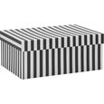 Darilna Škatla Vera - črna/bela, Moderno, karton (28/20/11,5cm) - MÖMAX modern living