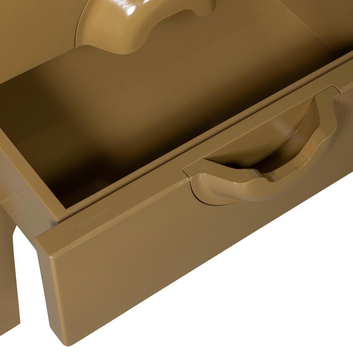 Kommode Merge Honig B: 44cm - Honig, Design, Holz/Metall (44/57/45cm) - Livetastic
