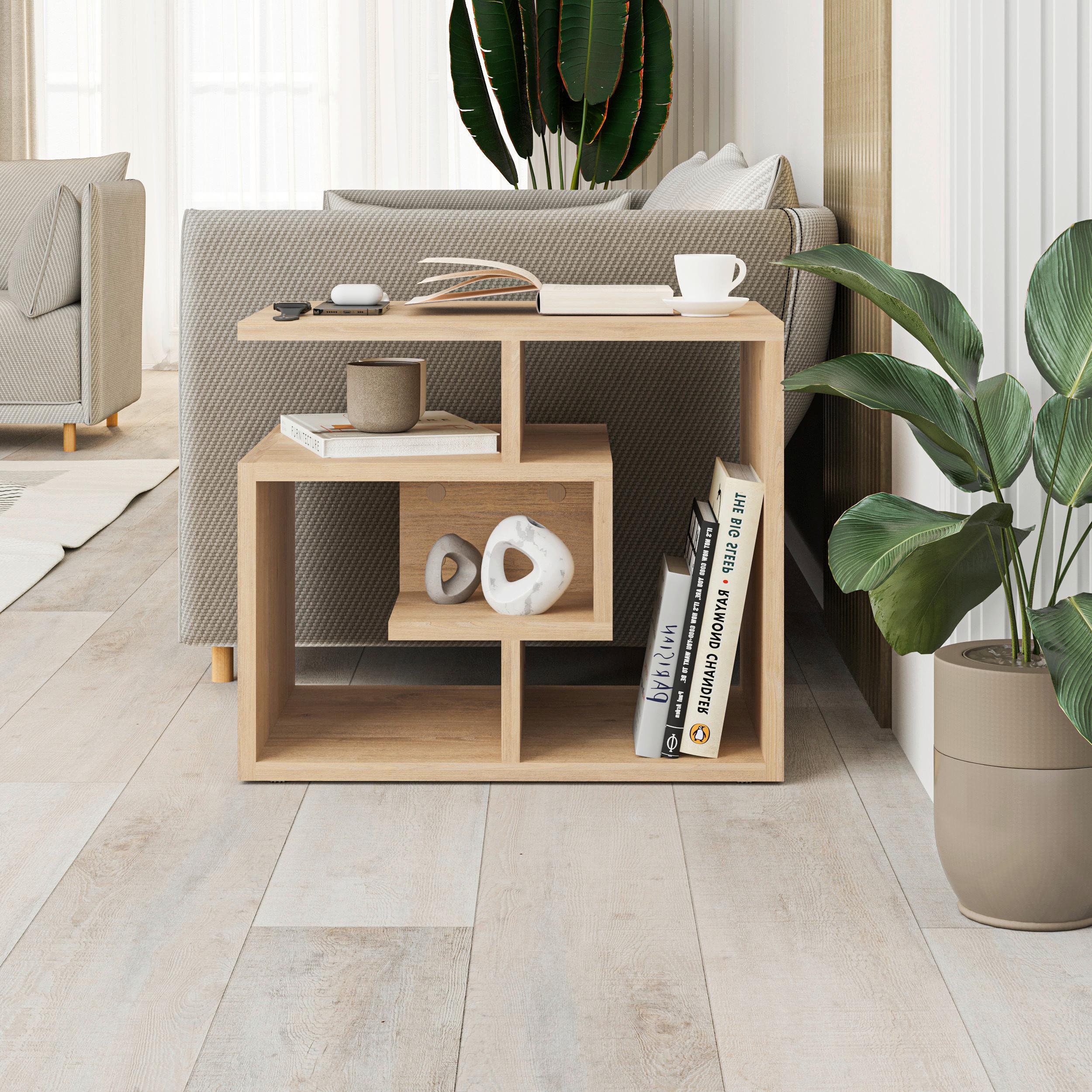Couchtisch Labirent ca. 54x45x40 cm Eichefarben - Eichefarben, Design, Holzwerkstoff (54/45/40cm) - Livetastic