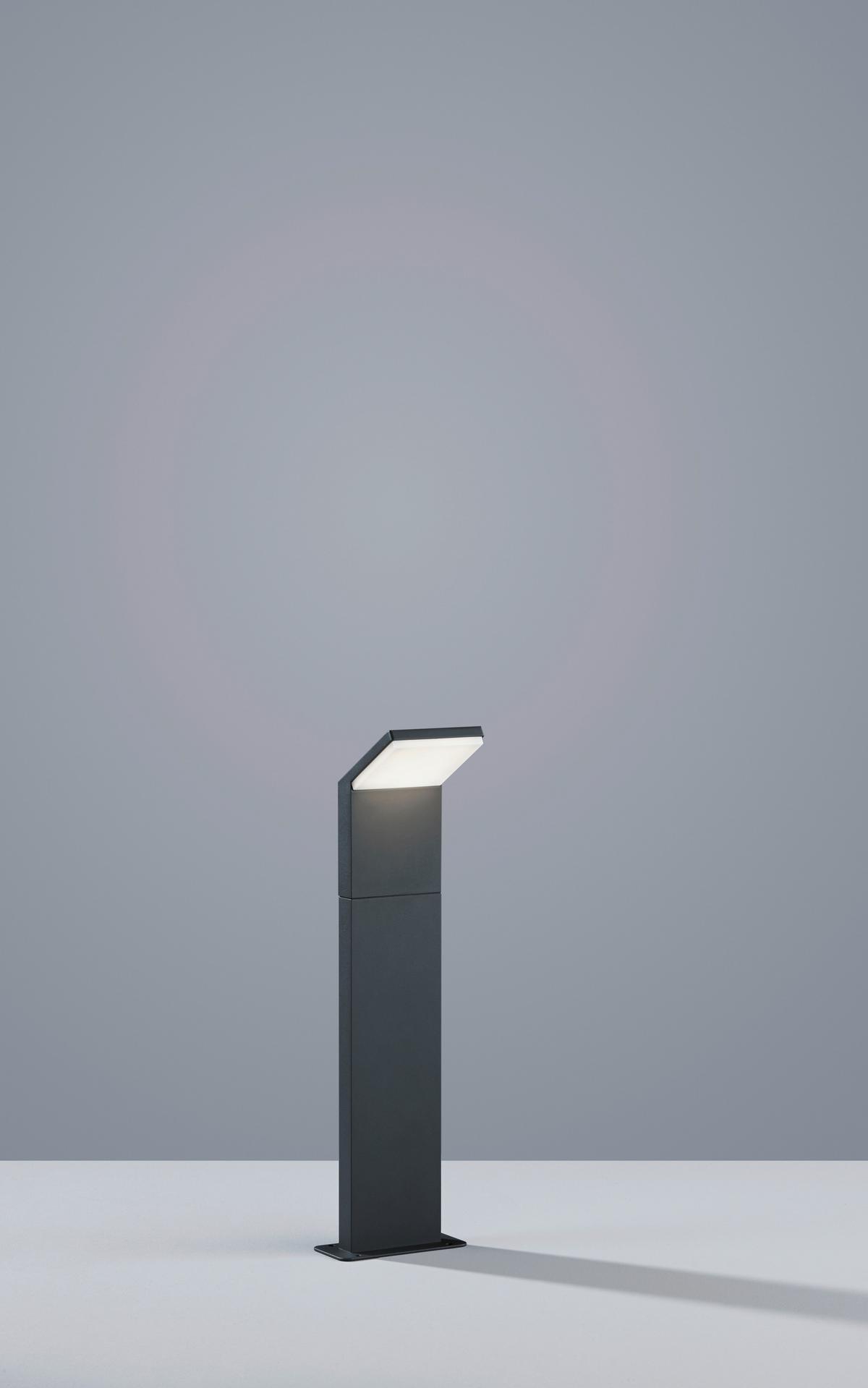 Wegleuchte Pearl in Anthrazit max. 9 Watt - Anthrazit, Design, Metall (50/14/12,5cm) - Trio Leuchten