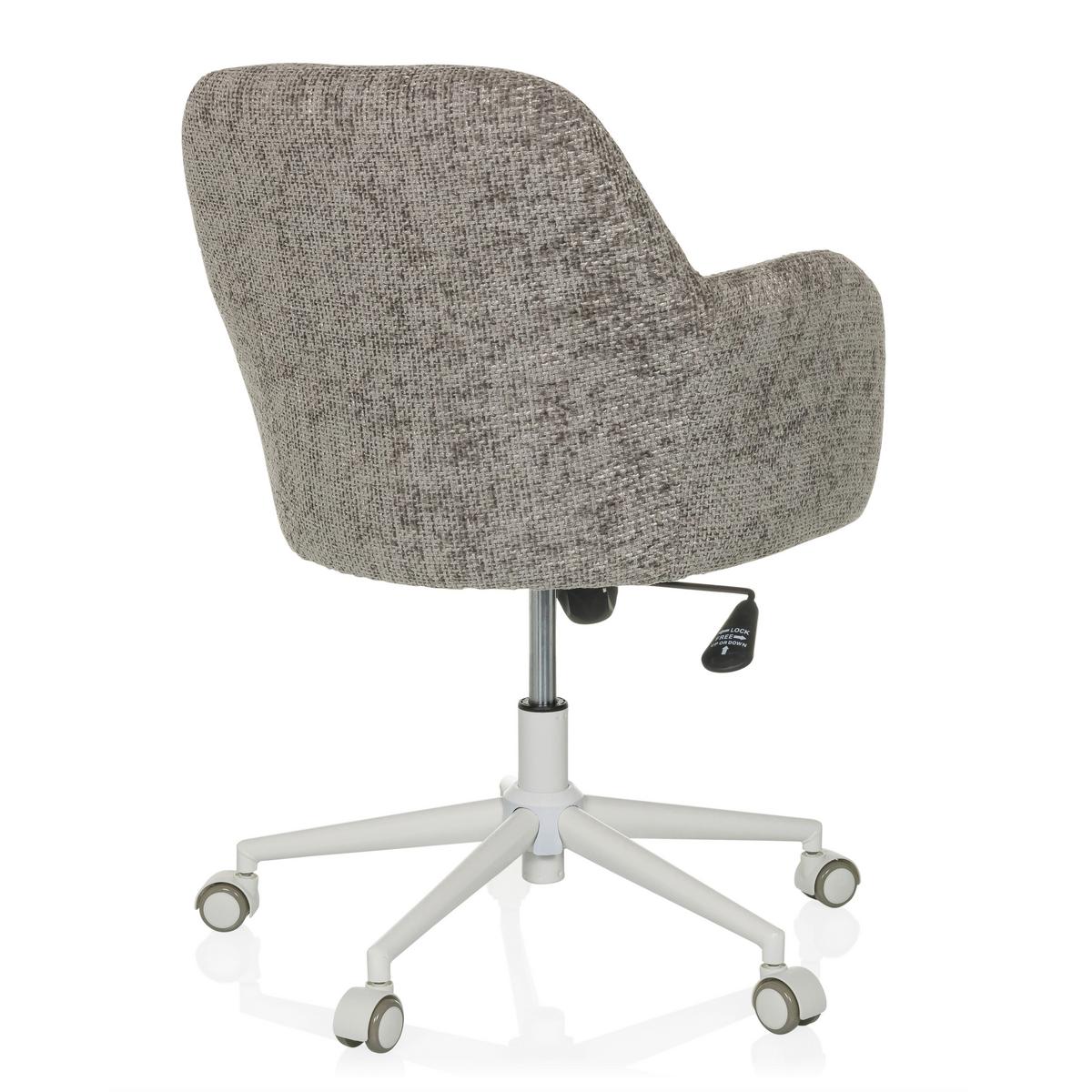 Drehstuhl Solao Home Grau - Weiß/Grau, MODERN, Kunststoff/Textil (58/78/60cm) - MID.YOU