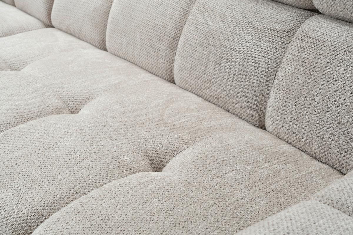 Kutna Garnitura Leno - svijetlo siva/crna, Moderno, drvni materijal/tekstil (212/79-95/254cm) - Modern Living