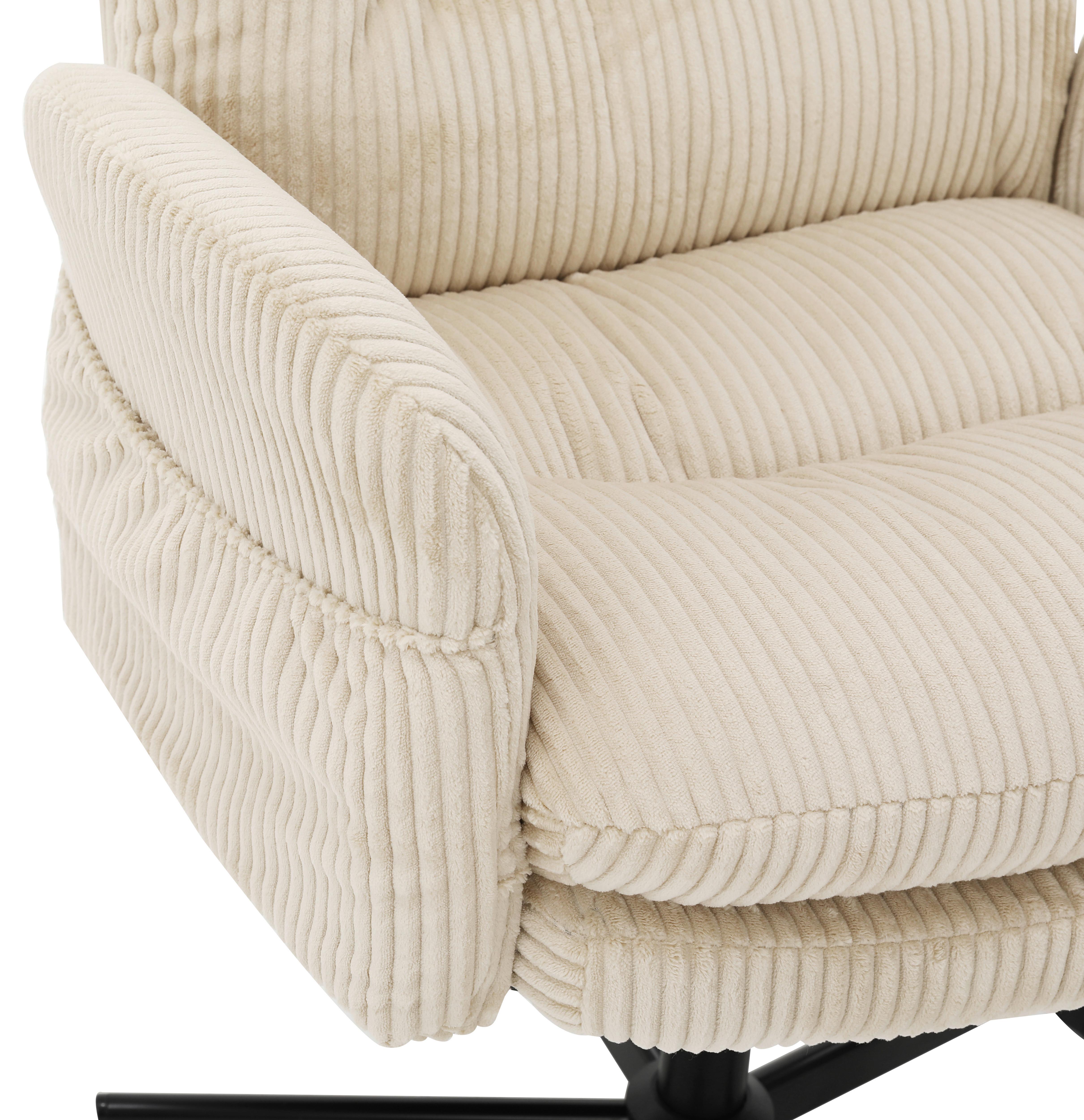 SNURRSTOL LENI - beige/svart, Design, metall/trä (73/87-97/68cm) - Mömax