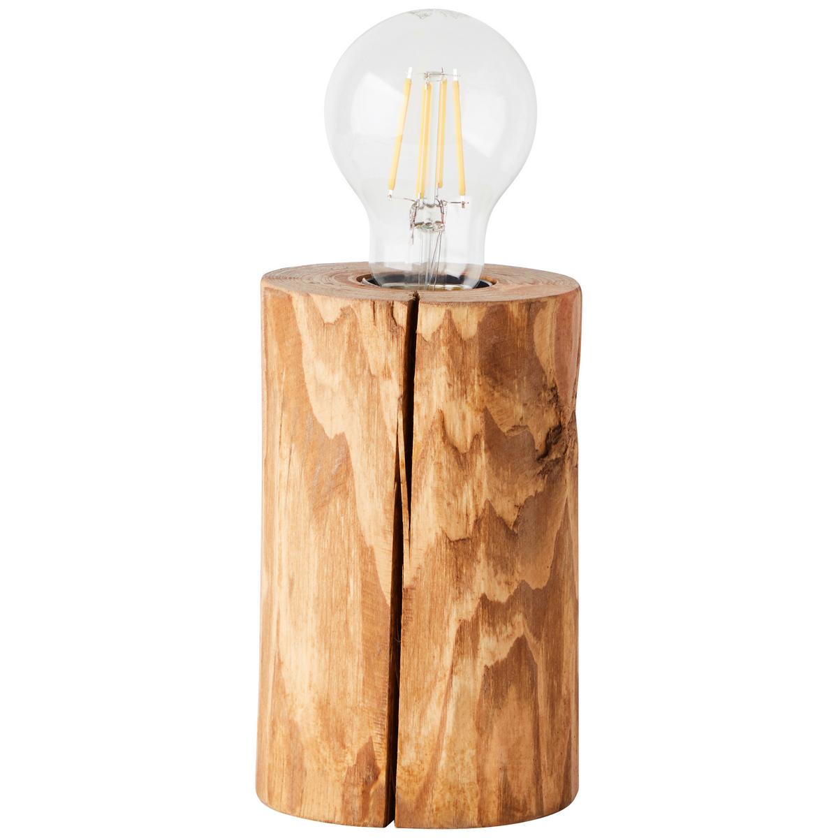 Tischleuchte Trabo Kieferfarben max. 25 Watt - Kieferfarben, Natur, Holz (10/15cm) - Brilliant