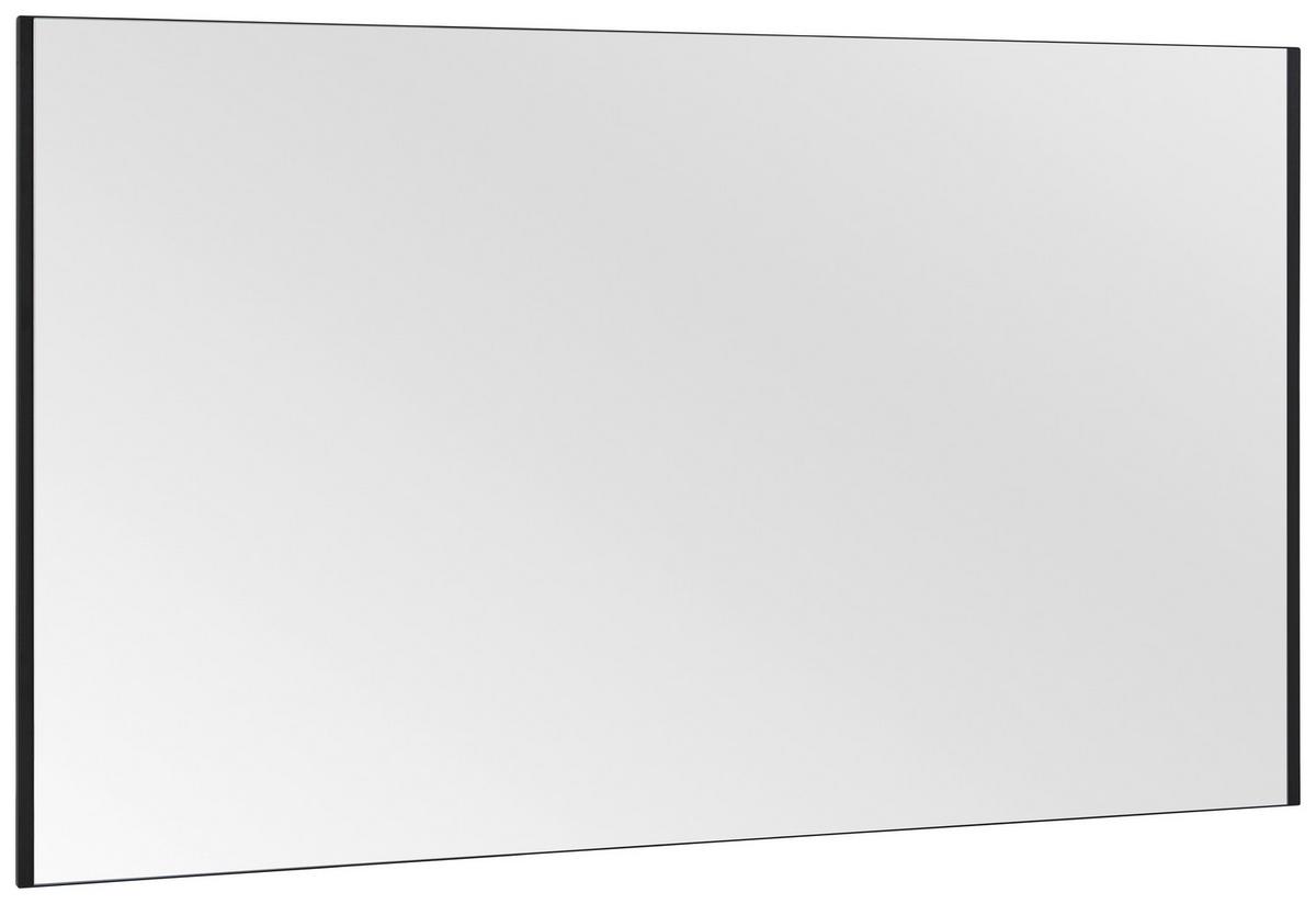 LUSTRO ŚCIENNE EDRA - czarny, Konventionell, materiał drewnopochodny/szkło (139,4/82,4/2cm) - Voleo