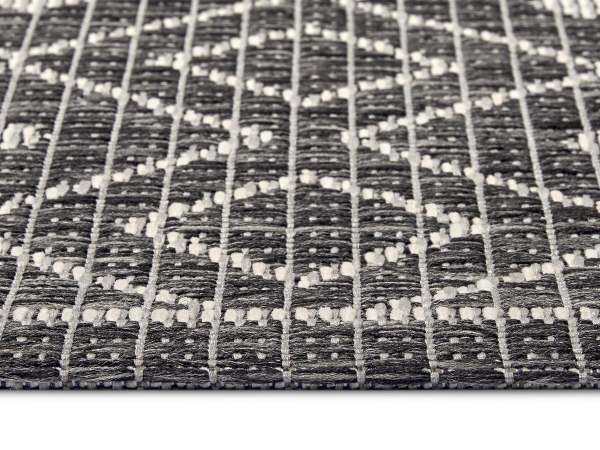 Outdoorteppich Lahal Grau/Beige ca. 155x235cm - Beige/Grau, Design, Kunststoff (155/235cm)