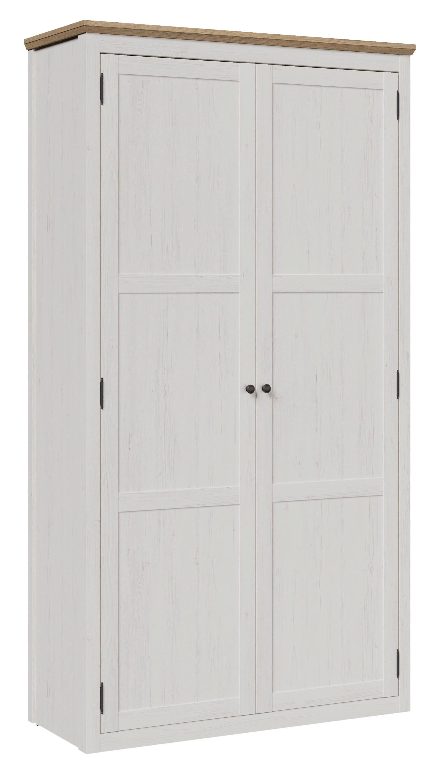 Aktenschrank Korsika Eiche-/Kieferfarben - Eichefarben/Kieferfarben, ROMANTIK / LANDHAUS, Holzwerkstoff (105,5/195/42,9cm) - Mömax