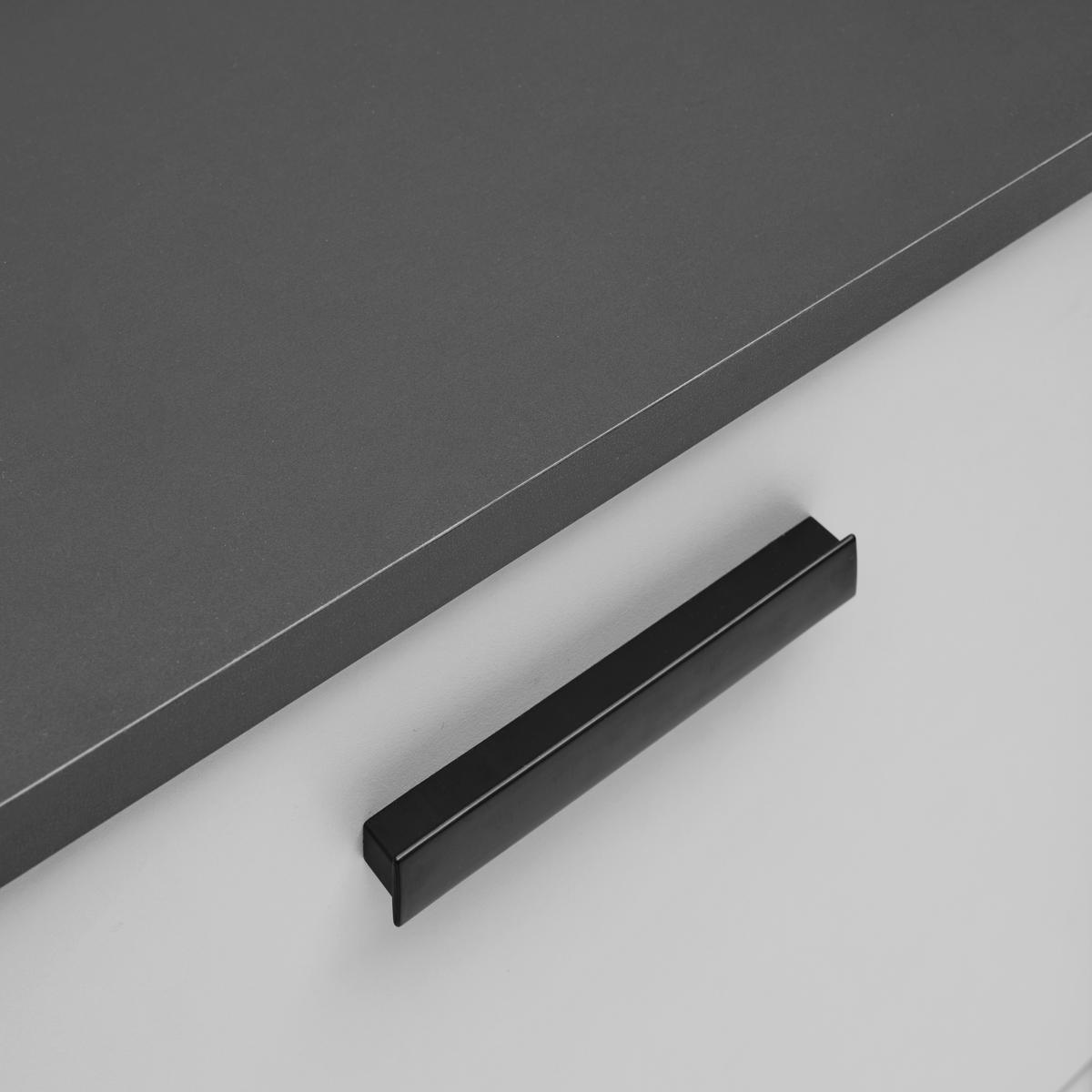 Kommode Ibiza Anthrazit/Weiß - Schwarz, KONVENTIONELL, Holzwerkstoff/Kunststoff (107/92/33cm) - Mömax