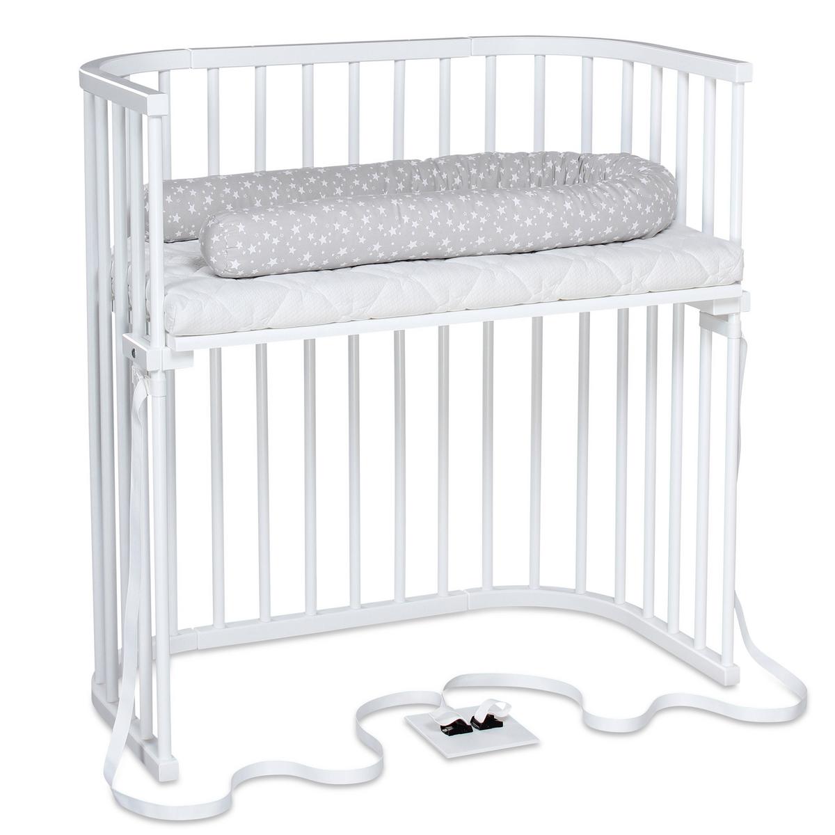 ŁÓŻKO DOSTAWNE 166102 BABYBAY BOXSPRING - biały, Basics, drewno (94/54/96,5cm) - Babybay