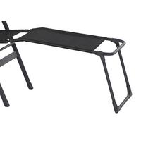 Campinghocker klappbar Comfort nur Fußteil - Anthrazit, KONVENTIONELL, Textil/Metall (65cm) - Siena Garden