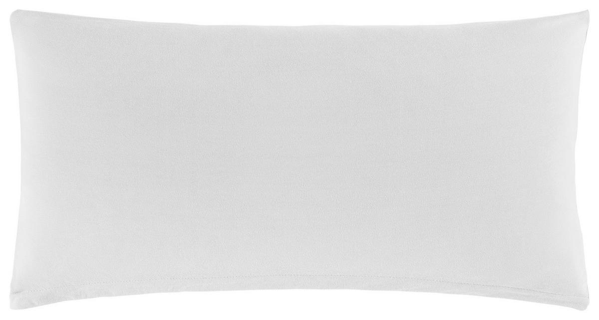 Kissenhüllen-Set Basic 2 Stk. Weiß ca. 40x80cm - Weiß, MODERN, Textil (40/80cm) - Modern Living