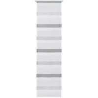 ZASŁONA PANELOWA LEA - antracytowy/kolor srebrny, Basics, tkanina (60/245cm) - Novel