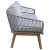 UTEMÖBLER SET MICHI 1 - grå/akaciefärgad, Modern, metall/trä - Mömax