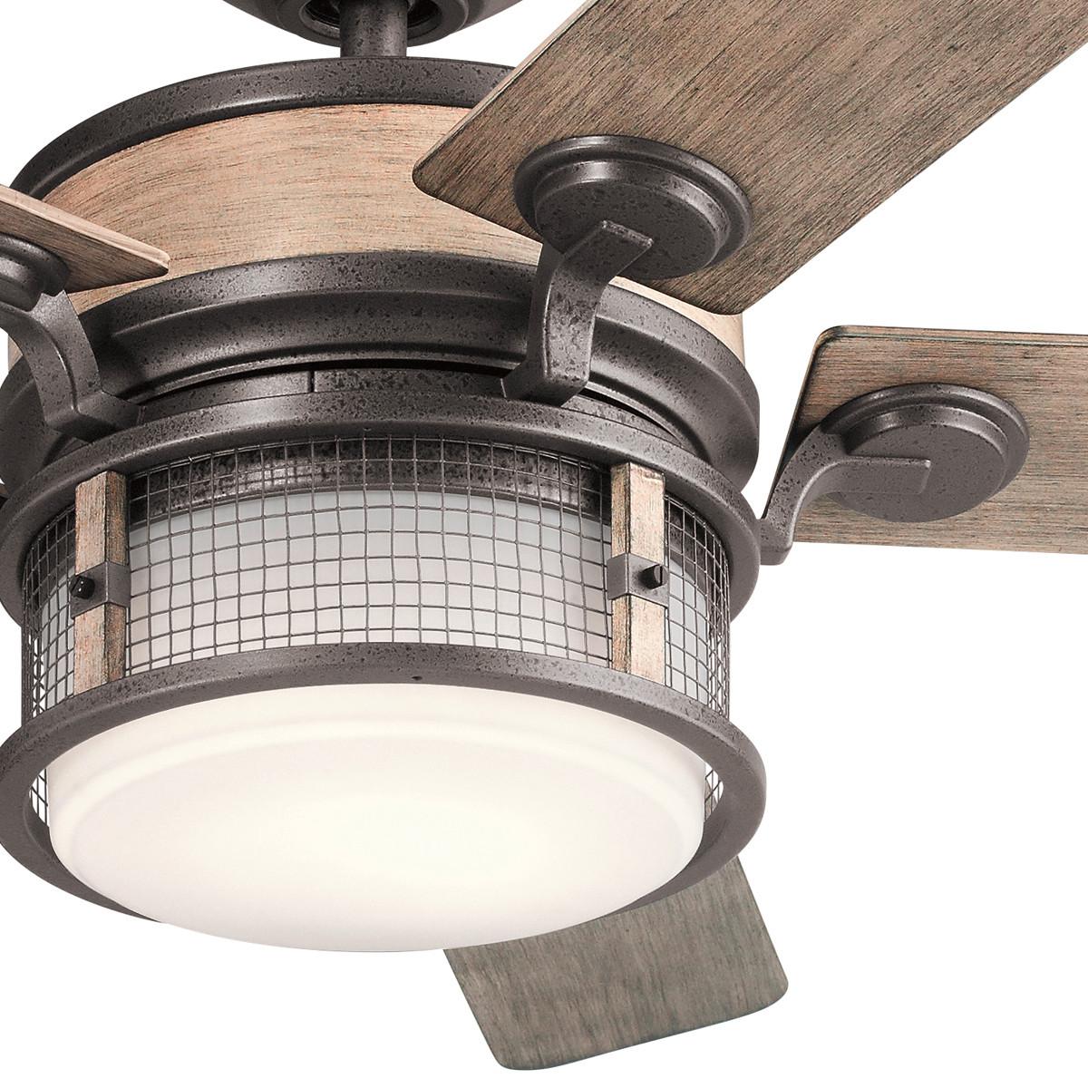 Stropni Ventilator Klf-Ahrendale-60-Avi - sivo-smeđa, Basics, staklo/metal (152/42cm)