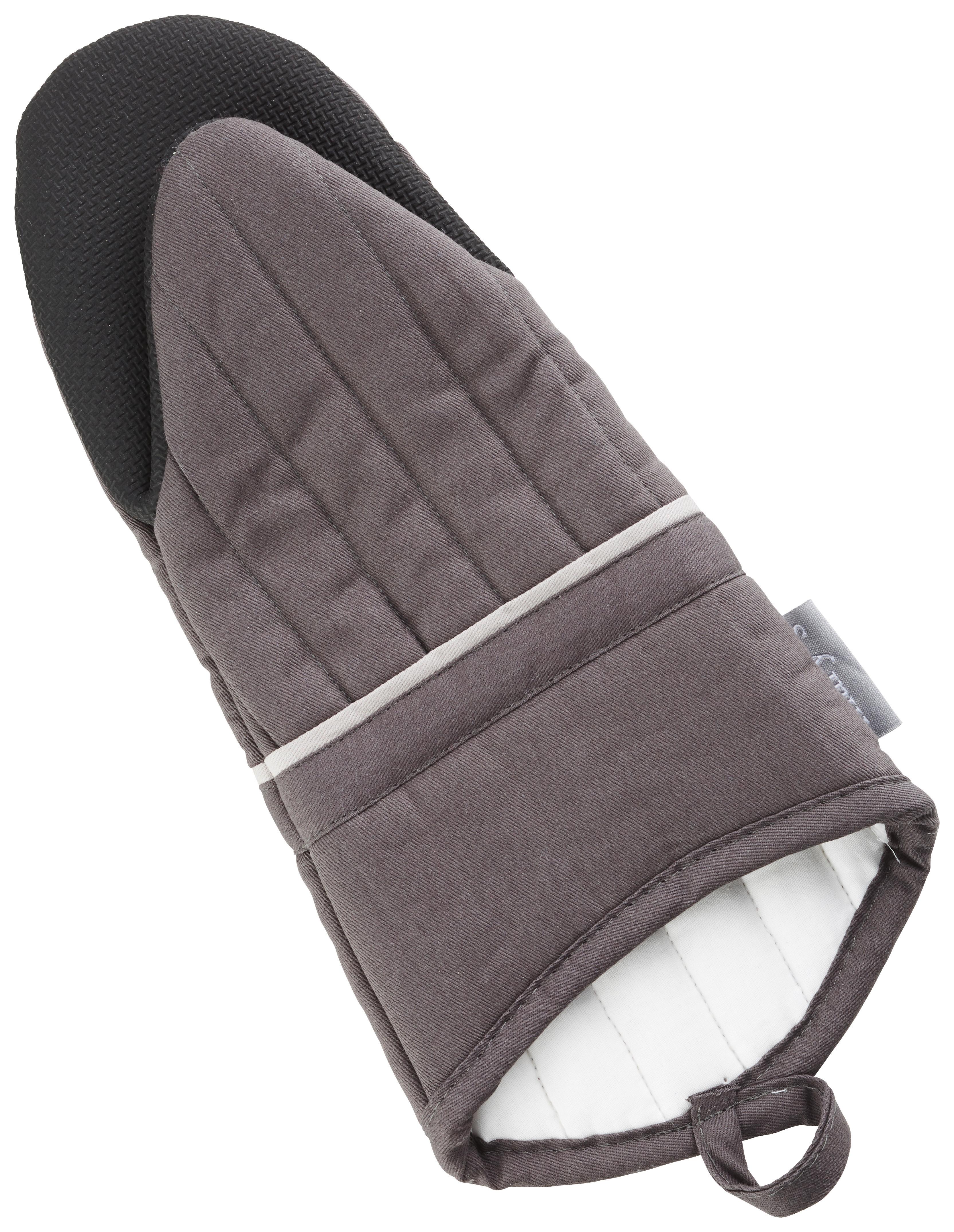 Edényfogó Kesztyű Alexa - antracit, textil (15/33cm) - Modern Living