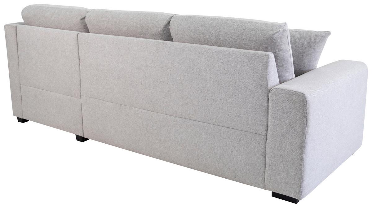 Kutna Garnitura Lukas - srebrne boje, Trend, tekstil (239/158cm) - Modern Living