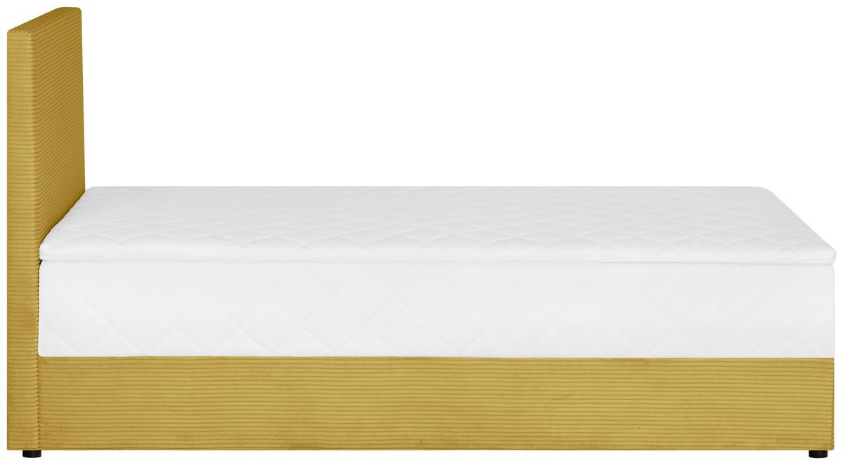 Boxbett Boxy Gelb ca. 100x200cm - Gelb, KONVENTIONELL, Textil (100/200cm) - Based