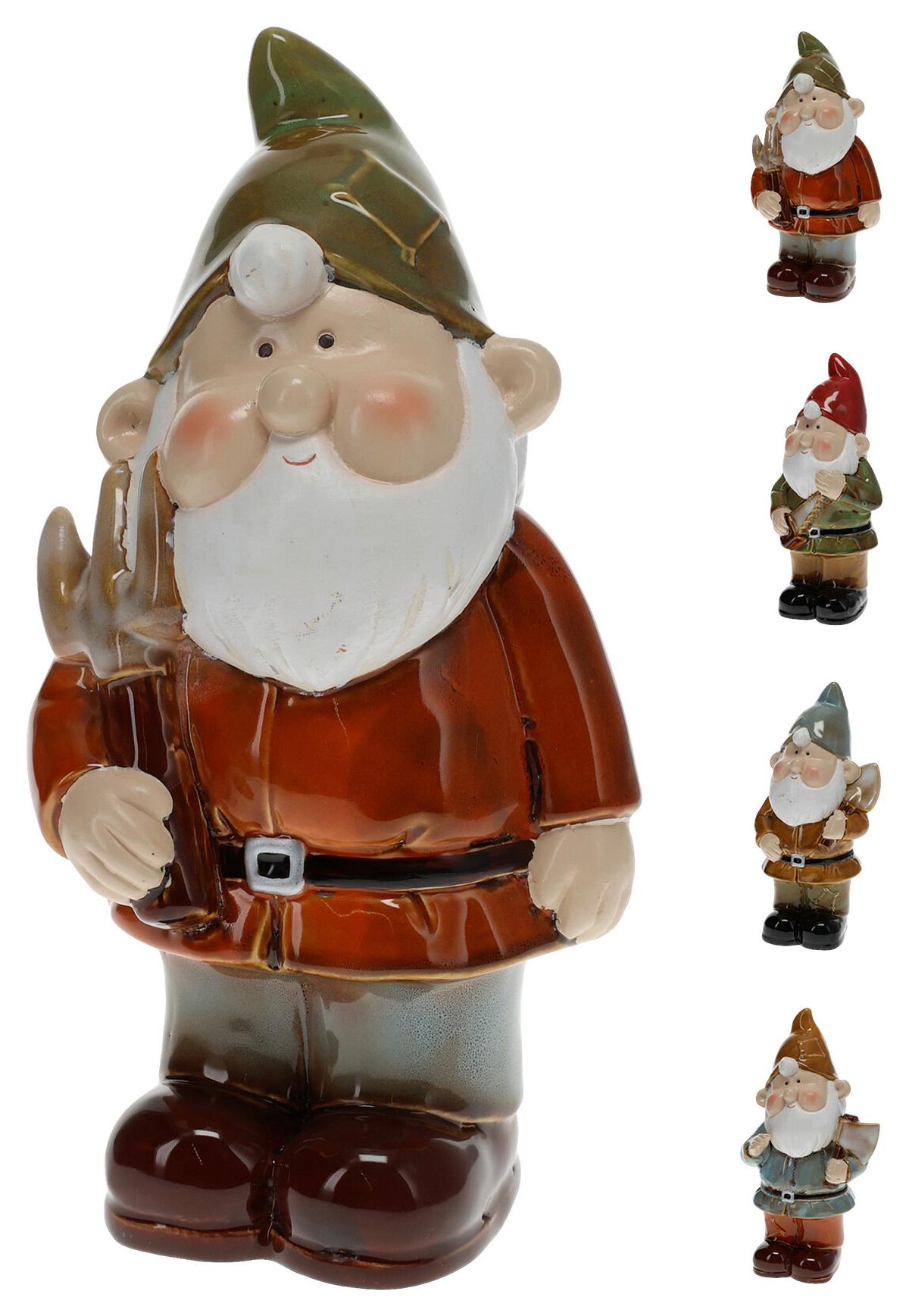 Dekor Törpe Dwarf - L - kerámia (14,5/10,5/27,5cm)