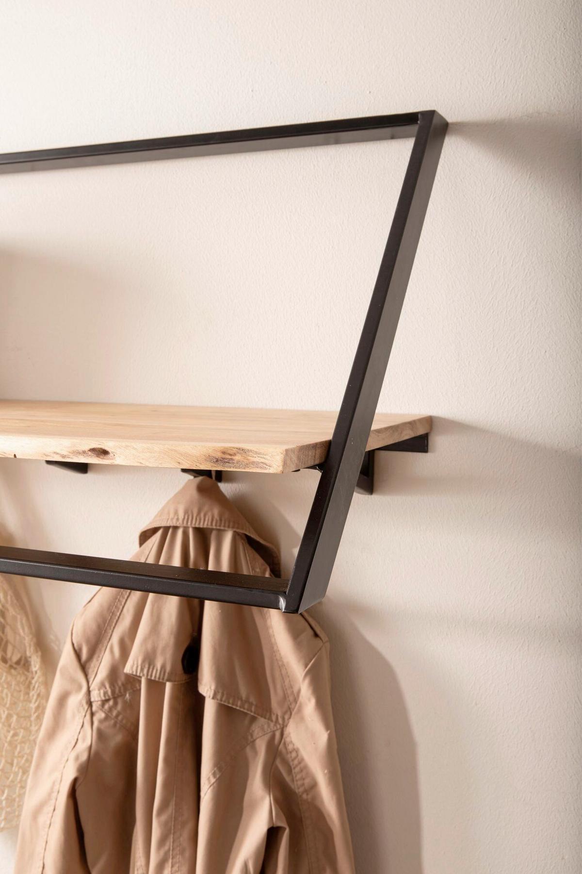 GARDEROBE WL7.407 - Akaziefarben, Design, Holz (100/40/32,5cm) - Livetastic