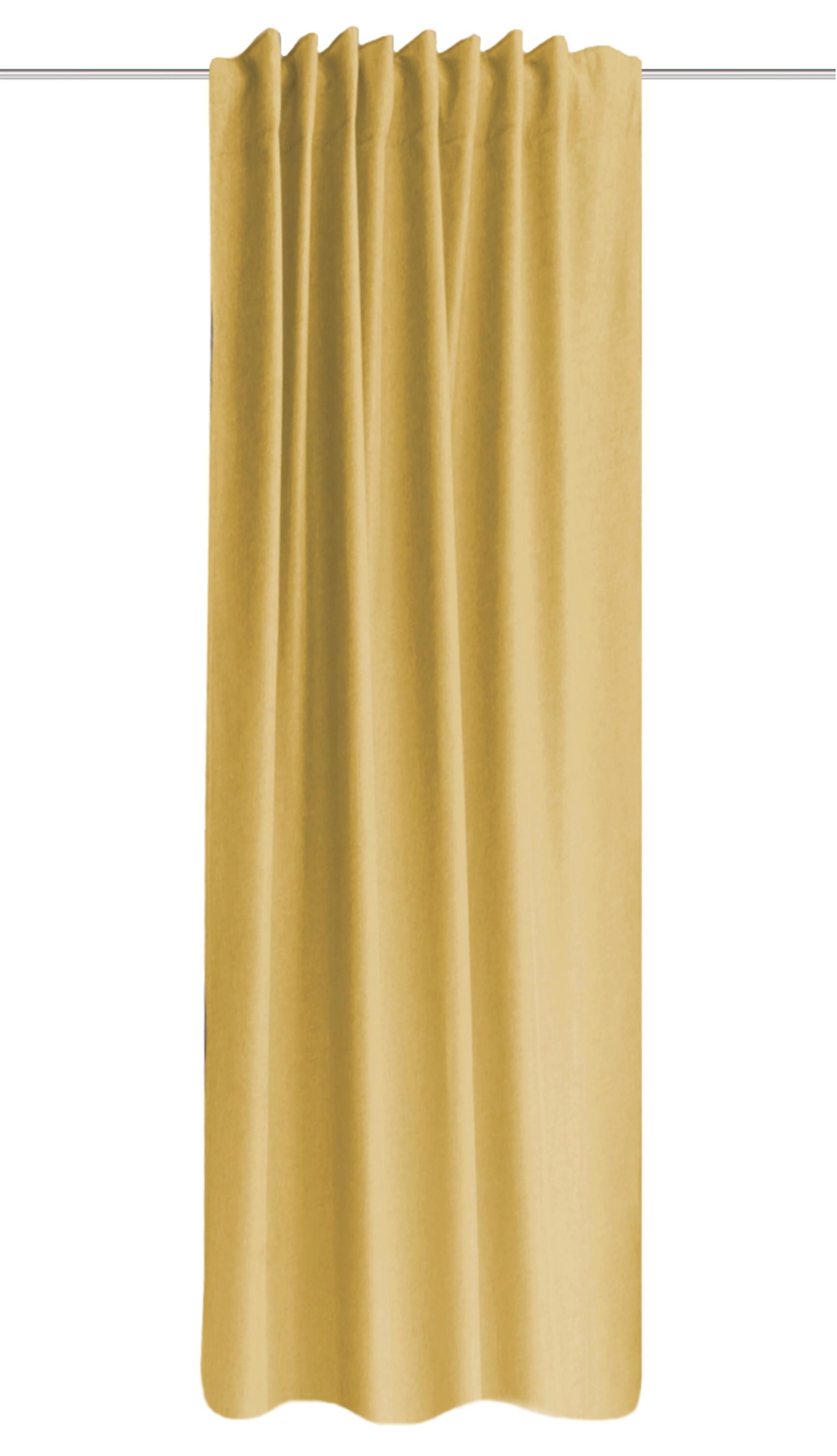 Wärmeschutzvorhang Eskimo Gelb ca. 135x245cm - Gelb, Basics, Textil (135/245cm) - Schmidt W. Gmbh