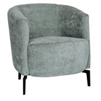 Fotelja Elba - zelena/crna, tekstil/metal (70/76/72cm) - Modern Living