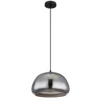 Lampă suspendată Jella - gri deschis/negru, Trend, metal (40/120cm) - Globo