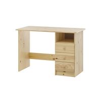 Schreibtisch Kiefer Echtholz Ca. 110x54x73 cm. LxBxH - Naturfarben, Natur, Holz (110/54/73cm) - Livetastic