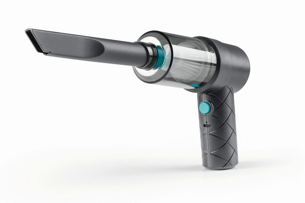 Akku-Handstaubsauger Cleanmaxx max. 40 Watt - Blau/Grau, Kunststoff/Metall (33,5/17,5/5,5cm)