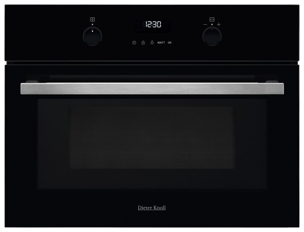 Einbaumikrowelle DKK57304BK - Edelstahlfarben/Schwarz, Basics, Metall (59,9/45,5/56,7cm) - Dieter Knoll