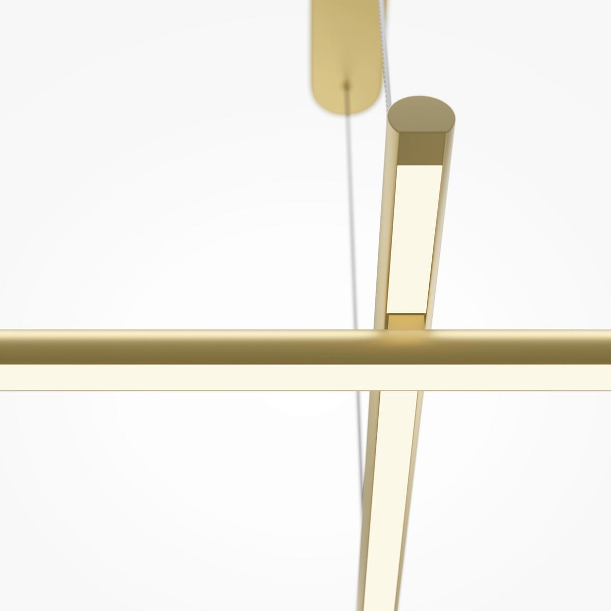 Pendelleuchte Mod278pl-L50g3k - Goldfarben, Design, Metall (54.3/310/121.4cm) - MAYTONI