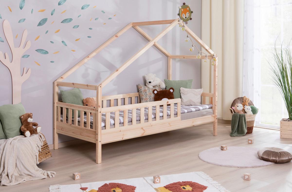 Hausbett Lou ca. 100x200 cm Holz - Naturfarben, MODERN, Holz (100/200cm) - MID.YOU