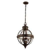 Csillár Fe-Adams-3p-Brz - bronzszínű, Natur, üveg/fém (37.1/71.1cm) - Elstead Lighting
