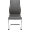 SVIKTSTOL ENI -BASED- - vit/kromfärg, metall/textil (44/96/57cm) - Based