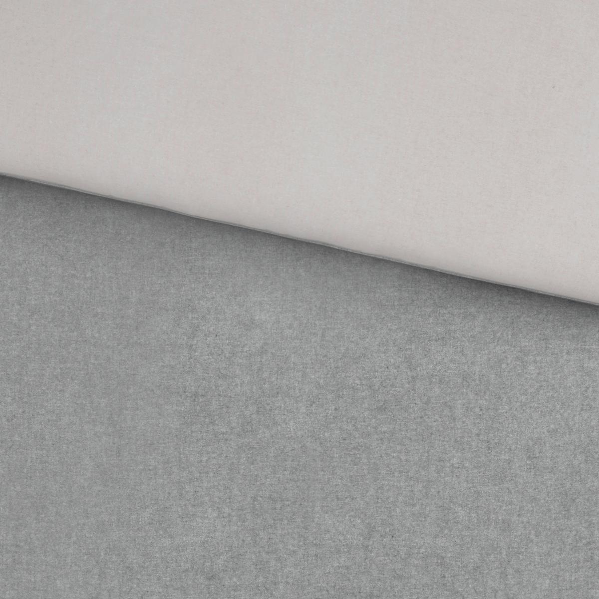 POŚCIEL MELANGE UNI - jasnoszary/niebieskoszary, Basics, tkanina (135/200cm) - Novel